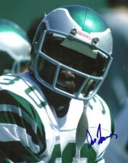 Autographed JOE LAVENDER 8X10 Philadelphia Eagles Photo