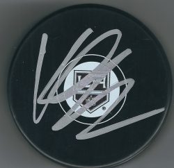 Autographed KYLE CLIFFORD Los Angeles Kings Hockey Puck