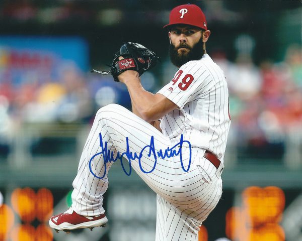 AUTOGRAPHED JAKE ARRIETA 8X10 Philadelphia Phillies Photo