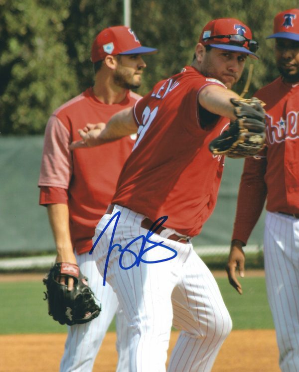 AUTOGRAPHED JEREMY BLEICH 8X10 Philadelphia Phillies Photo