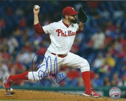 AUTOGRAPHED PAT NESHEK 8X10 Philadelphia Phillies Photo