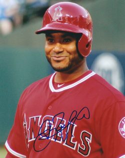 AUTOGRAPHED GREGORIO PETIT 8X10 Los Angeles Angels photo