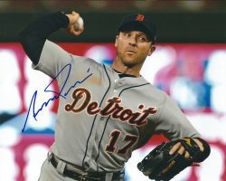 AUTOGRAPHED ANDREW ROMINE 8X10 Detroit Tigers Photo