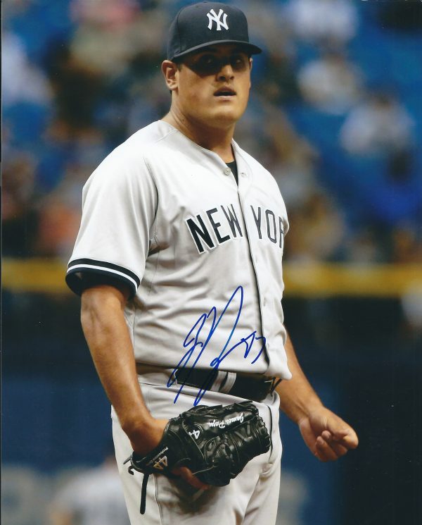 AUTOGRAPHED JAMES PAZOS 8X10 New York Yankees photo