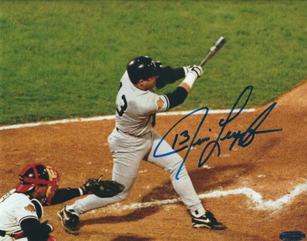 AUTOGRAPHED JIM LEYRITZ  8x10 New York Yankees Photo