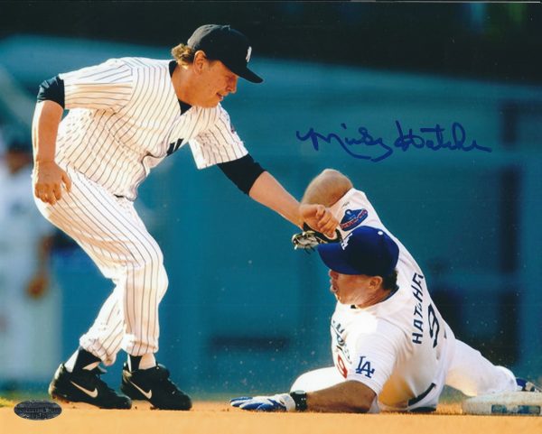 AUTOGRAPHED MICKEY HATCHER 8x10 Los Angeles Dodgers photo