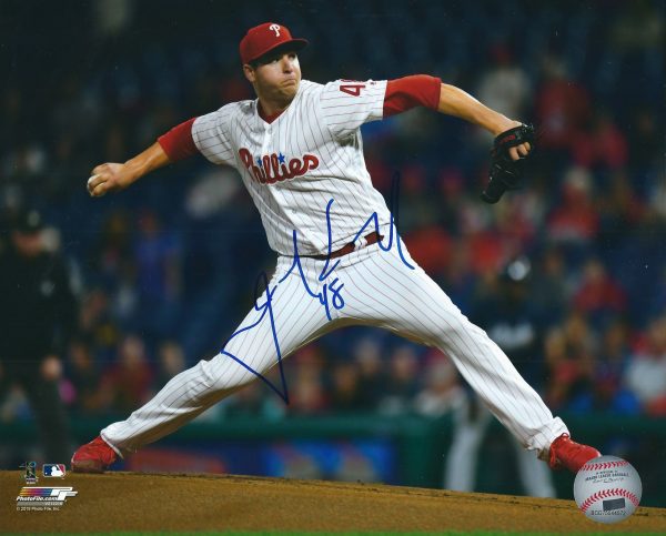 AUTOGRAPHED Jerad Eickhoff 8X10 Philadelphia Phillies Photo
