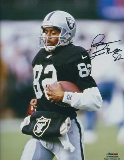 Autographed JAMES JETT 8x10 Oakland Raiders photo
