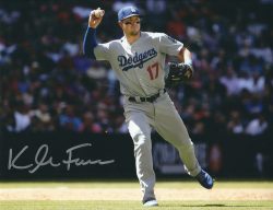 AUTOGRAPHED KYLE FARMER 8x10 Los Angeles Dodgers photo