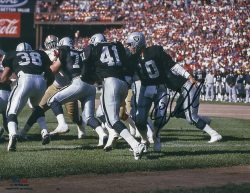 Autographed JAY SCHROEDER 8x10 Oakland Raiders photo