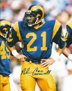 AUTOGRAPHED NOLAN CROMWELL 8X10 Los Angeles Rams Photo