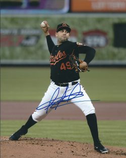 AUTOGRAPHED GABRIEL YNOA 8X10 Baltimore Orioles Photo