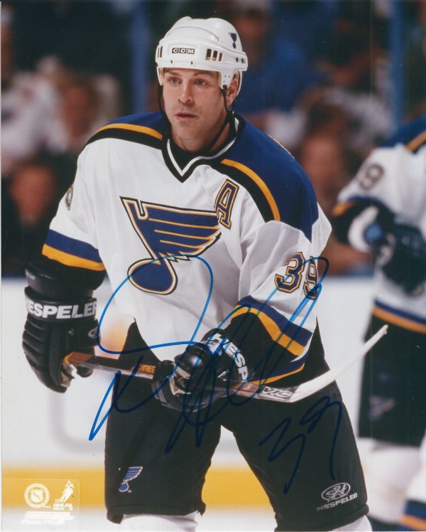 Autographed DOUG WEIGHT 8x10 St. Louis Blues Photo