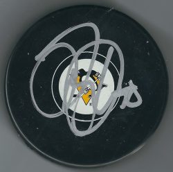 Autographed JUSSO RIIKOLA Pittsburgh Penguins Hockey Puck