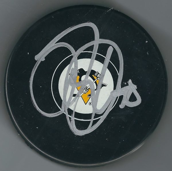 Autographed JUSSO RIIKOLA Pittsburgh Penguins Hockey Puck