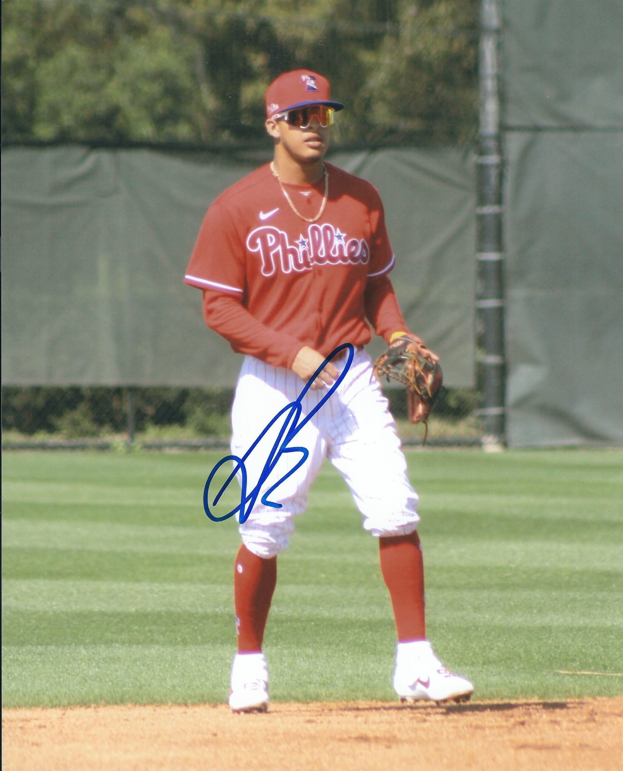 AUTOGRAPHED ARQUIMEDES GAMBOA 8X10 Philadelphia Phillies Photo Main