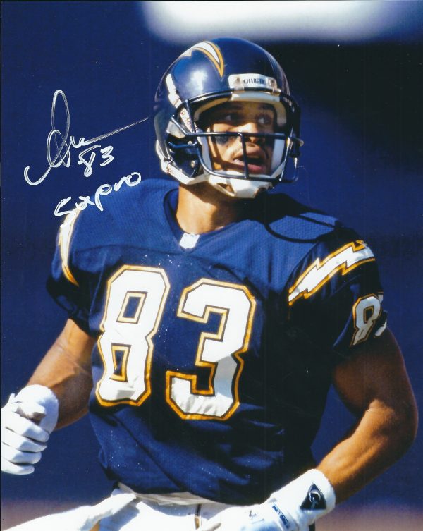 Autographed ANTHONY MILLER  8X10 San Diego Chargers Photo