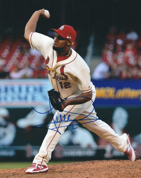 AUTOGRAPHED JUAN NICASIO 8X10 St. Louis Cardinals photo