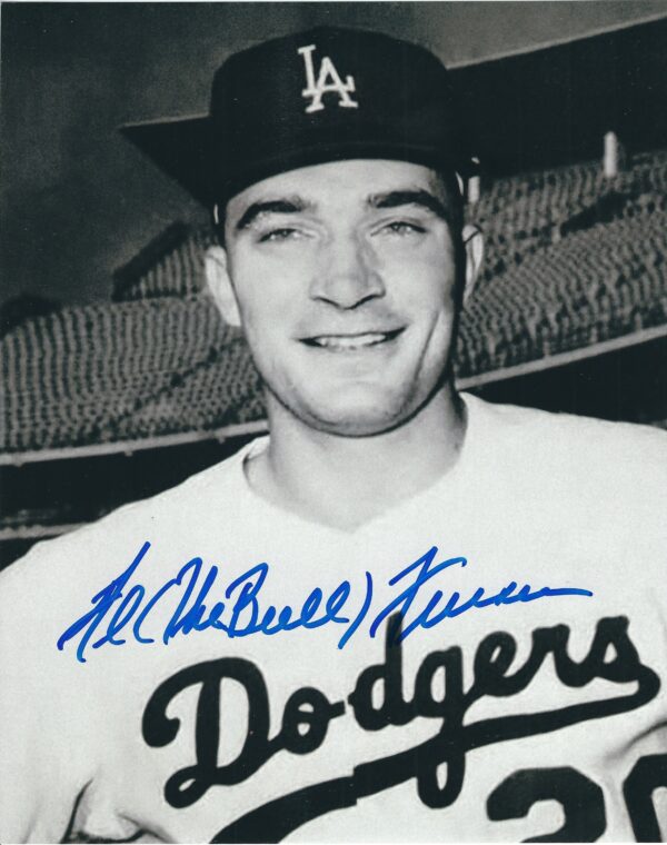 AUTOGRAPHED AL FERRARA 8x10 Los Angeles Dodgers photo
