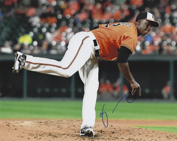 AUTOGRAPHED YEFRY RAMIREZ 8X10 Baltimore Orioles Photo