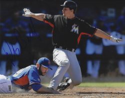 AUTOGRAPHED ROB BRANTLY 8X10 Miami Marlins Photo