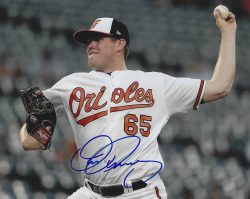 AUTOGRAPHED JOSH ROGERS 8X10 Baltimore Orioles Photo