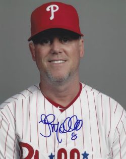 AUTOGRAPHED JOHN MALLEE 8X10 Philadelphia Phillies Photo