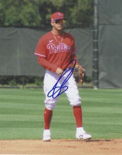 AUTOGRAPHED ARQUIMEDES GAMBOA 8X10 Philadelphia Phillies Photo