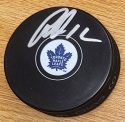 Autographed PATRICK MARLEAU Toronto Maple Leafs Hockey Puck