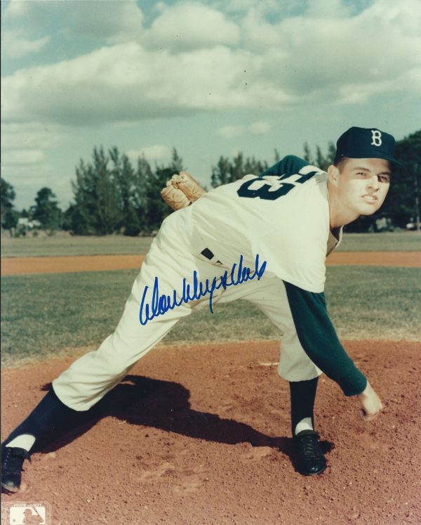 Autographed DON DRYSDALE 8X10 BROOKLYN DODGERS photo