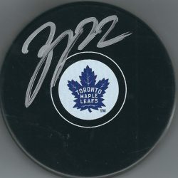 Autographed NIKITA ZAITSEV Toronto Maple Leafs Hockey Puck