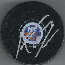 Autographed ANDREW LADD New York Islanders Hockey Puck