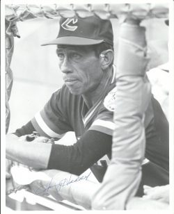 AUTOGRAPHED HARVEY HADDIX 8X10 Cleveland Indians Photo