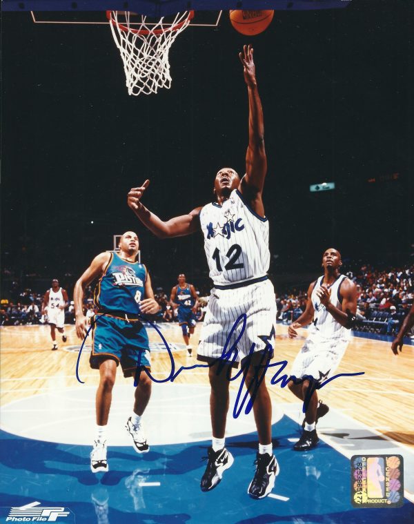 AUTOGRAPHED DEREK HARPER 8x10 Orlando Magic photo
