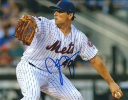 Autographed JASON VARGAS 8X10 New York Mets photo
