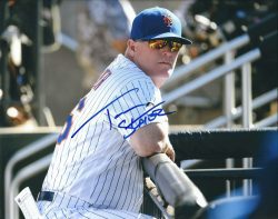 AUTOGRAPHED TOM SLATER 8X10 New York Mets photo