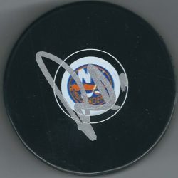 Autographed THOMAS GREISS New York Islanders Hockey Puck