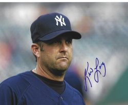 AUTOGRAPHED KEVIN LONG 8X10 NEW YORK YANKEES photo