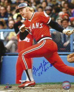 AUTOGRAPHED BUDDY BELL 8X10 Cleveland Indians photo