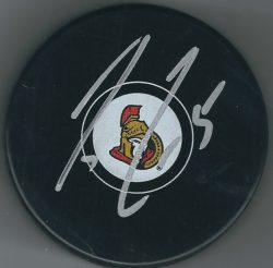 Autographed CODY CECI Ottawa Senators Hockey Puck