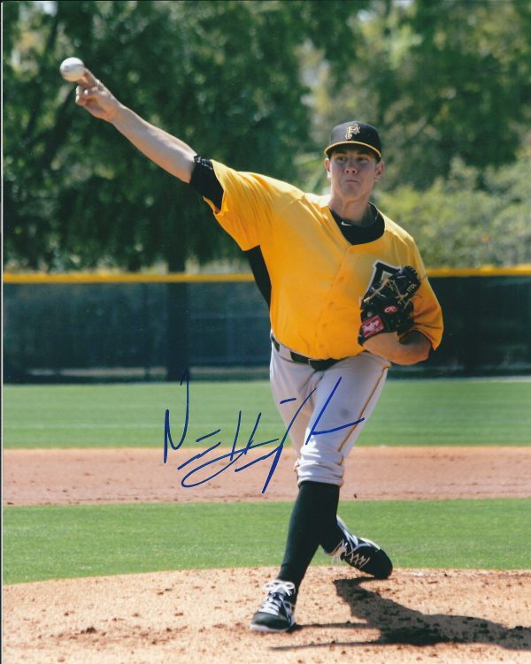 AUTOGRAPHED NICK KINGHAM 8x10 Pittsburgh Pirates photo