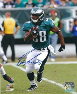 Autographed Dion Lewis 8x10 Philadelphia Eagles Photo