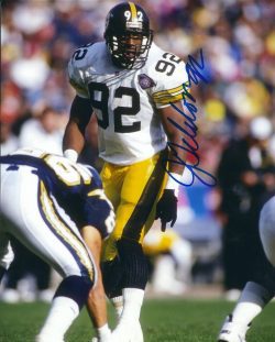 Autographed JASON GILDON 8X10 Pittsburgh Steelers Photo