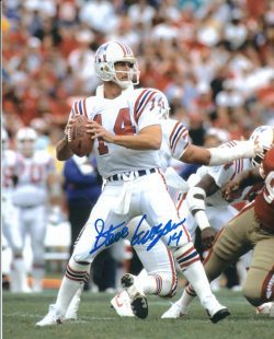 AUTOGRAPHED STEVE GROGAN 8x10 New England Patriots photo
