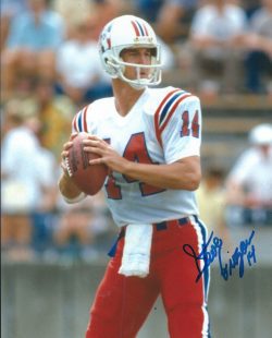 AUTOGRAPHED STEVE GROGAN 8x10 New England Patriots photo