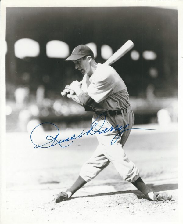 Autographed RUSS DERRY 8x10 New York Yankees Photo