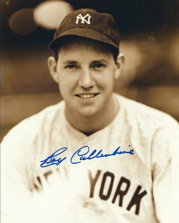 Autographed ROY CULLENBINE 8x10 New York Yankees Photo