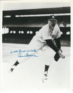 AUTOGRAPHED TOM GORMAN 8X10 New York Yankees Photo