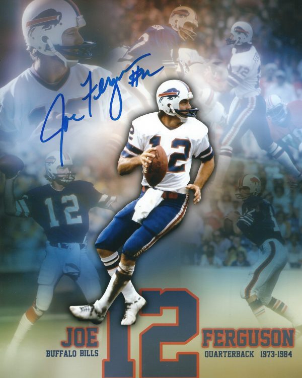 Autographed JOE FERGUSON 8X10 Buffalo Bills Photo