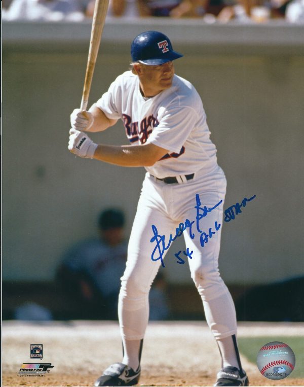 AUTOGRAPHED BUDDY BELL 8X10 Texas Rangers Photo